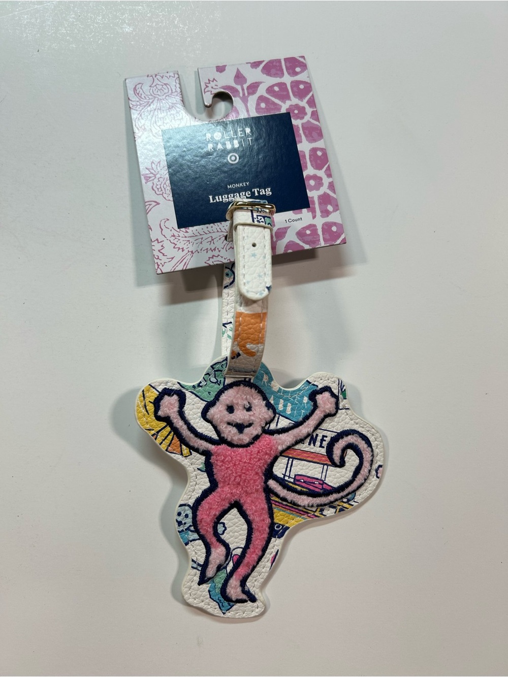NEW (2) Roller Rabbit x Target Monkey Luggage Tags - Picture 5 of 8